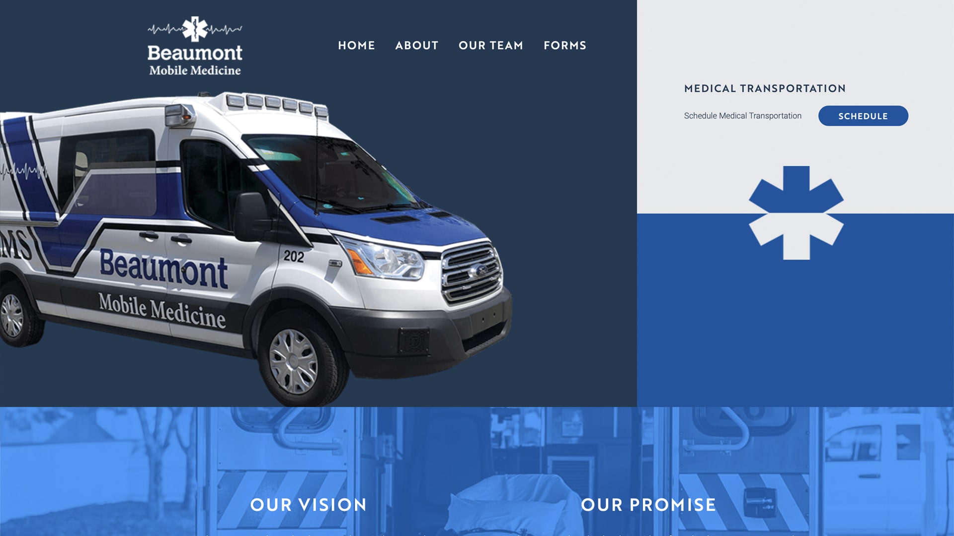 Beaumont Mobile Medicine BMG Media Web Developers Michigan