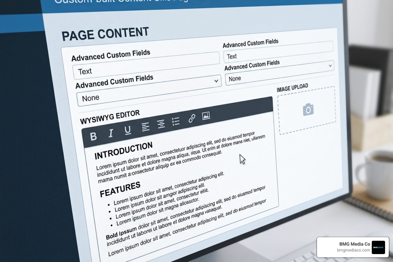 advanced custom fields wysiwyg editor