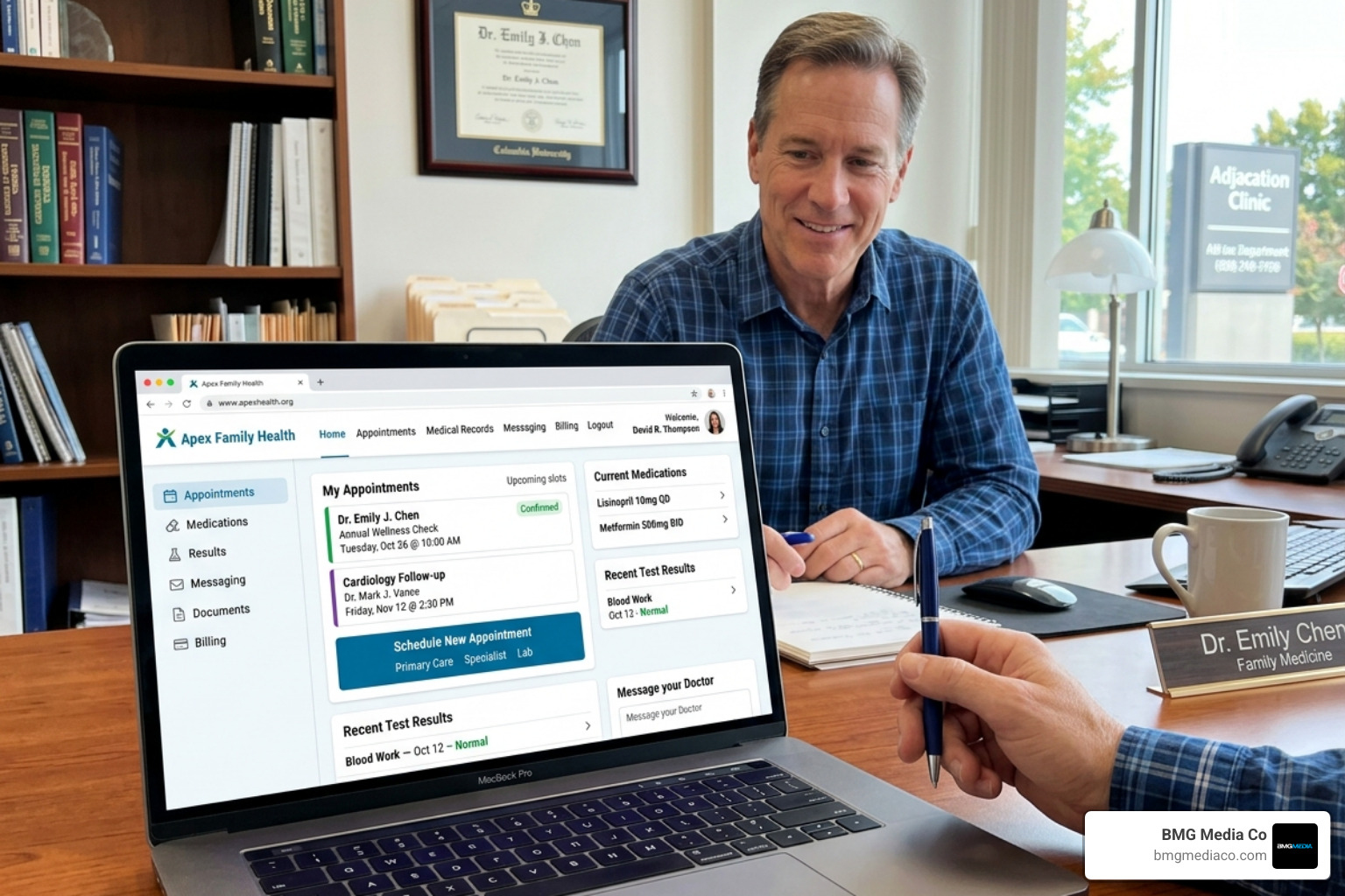 health website design